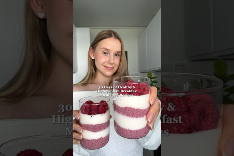 Day 7 of Healthy Breakfast Meal Prep Recipes🩷 #highprotein #easyrecipes #mealprep