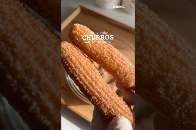 How to Make perfect Churros with Hot Chocolate (No Oven Easy Recipe) #churros #howtomake #dessert