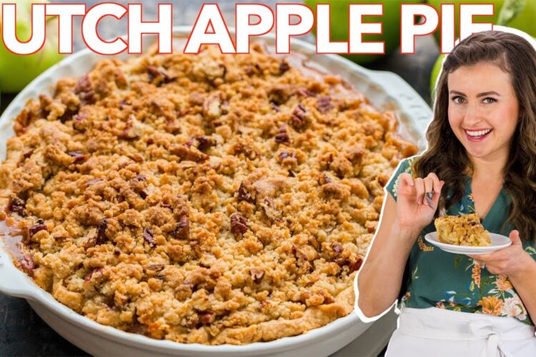 Homemade Dutch Apple Pie Recipe | Apple Crumb Pie
