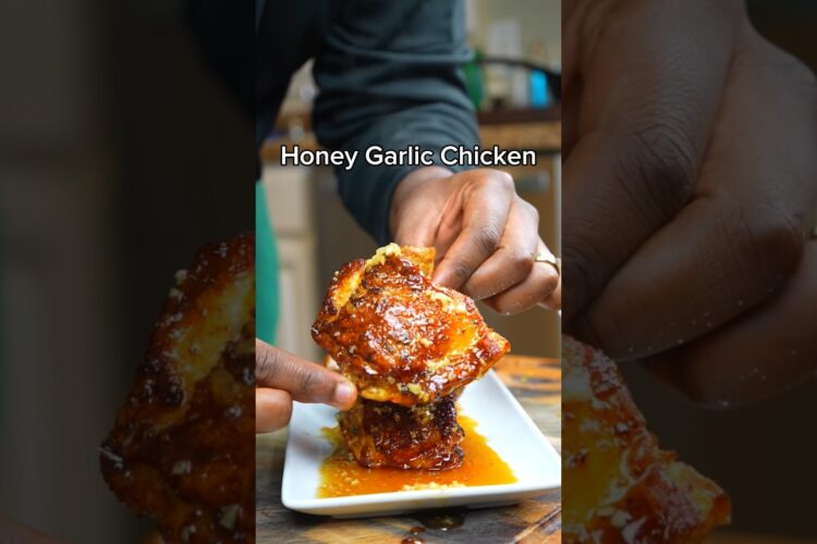 The Best Honey Garlic Chicken Recipe ❗️🤯