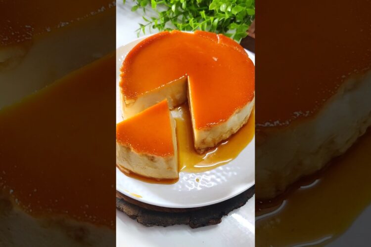 Caramel Bread Pudding #shorts