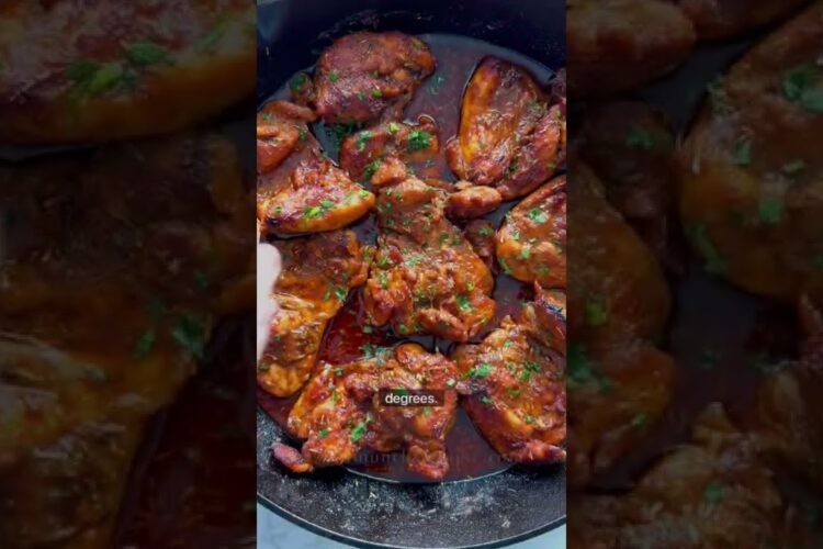 30-min Oven Baked Chicken Thighs Recipe