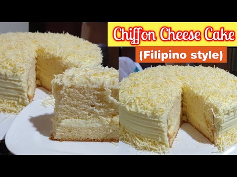 Pinoy Cheese cake | pinoy style cheese cake| chiffon Bacheesecake| Bake N Roll