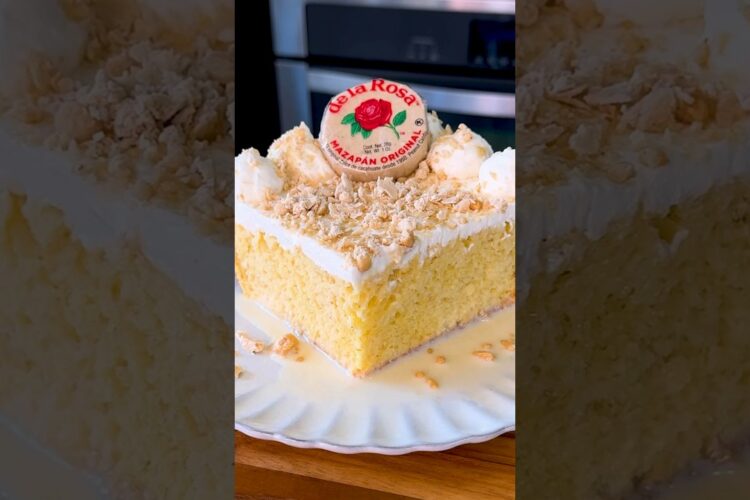 Tres Leches Mazapán Cake Recipe #shorts