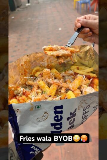 Fries wala BYOB😳🥵|| Indian Street Food