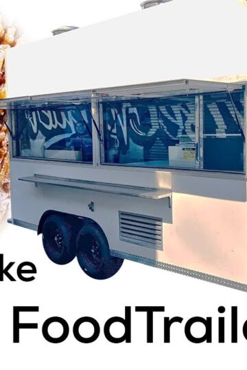 Funnel Cake Step-in Food Trailer built for Ventura County - Approved by the Health Department 4K