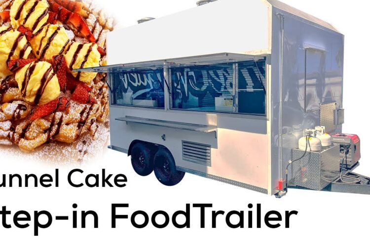 Funnel Cake Step-in Food Trailer built for Ventura County - Approved by the Health Department 4K