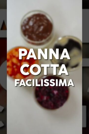 PANNA COTTA Ricetta Facilissima - Fatto in Casa da Benedetta #shorts