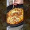 Lasagna in the crockpot 😮‍💨🔥. #lasagna #crockpot #easyrecipe #dinner #pasta #yum #comfortfood