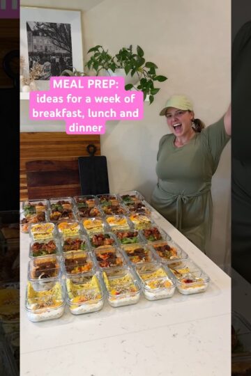 High protein Meal Prep - ideas for breakfast, lunch and dinner #healthyrecipes #mealprep #cooking