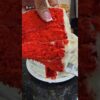 The BEST red velvet cake, made from box cake mix