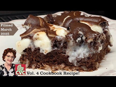 Earthquake Cake - German Chocolate Dump Cake - Mama's Southern Recipes
