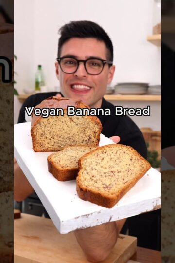 Vegan Banana Bread (one bow, one fork)