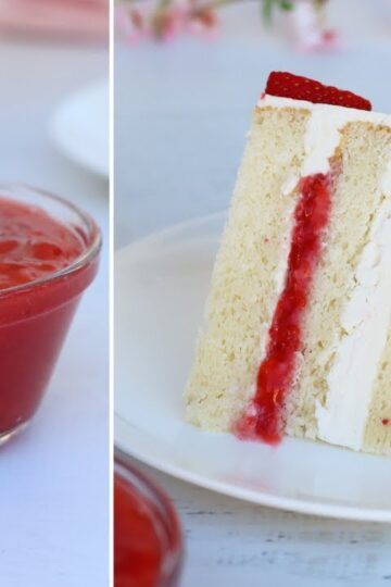 Strawberry Cake Filling Recipe 🍓