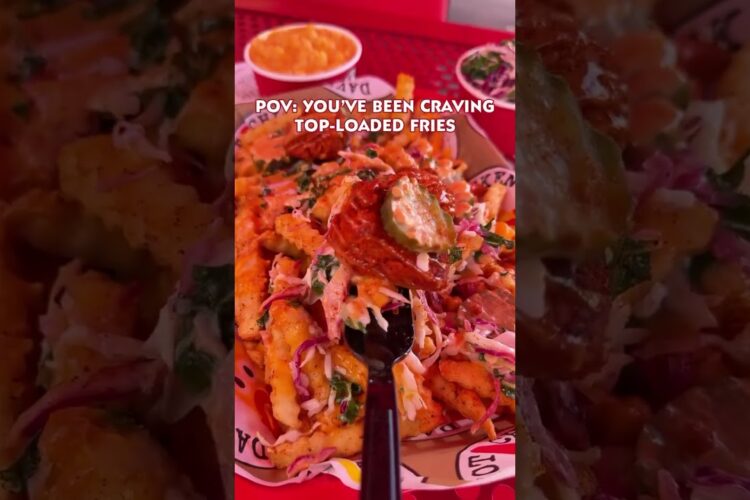 Top Loaded Fries - Dave's Hot Chicken