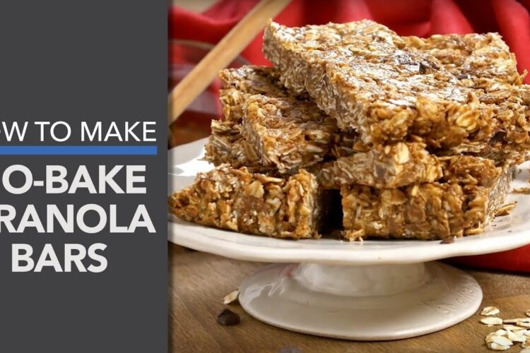No-Bake Homemade Granola Bars Recipe
