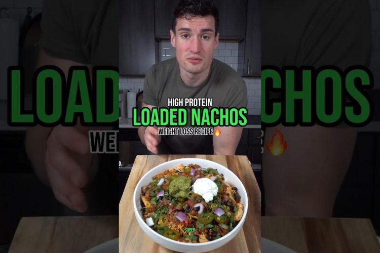 High Protein Loaded Nachos🔥     #recipe #protein #shorts #weightloss #diet #food #muscledummies
