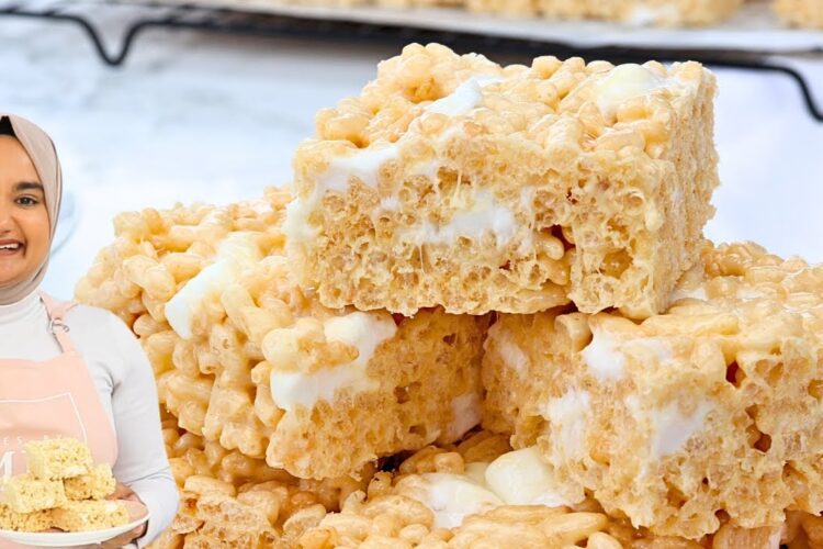 Chewy, crunchy, best ever RICE KRISPIE TREATS