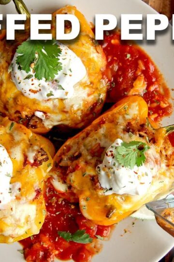 Easy Taco Stuffed Peppers - Quick & Simple Recipe!