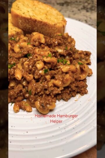 Homemade Hamburger Helper or Cheeseburger Mac either way it was Delicious! #recipe #hamburgerhelper