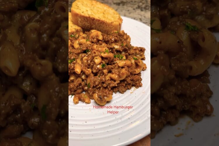Homemade Hamburger Helper or Cheeseburger Mac either way it was Delicious! #recipe #hamburgerhelper