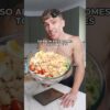 My go-to low calorie HIGH volume lunch (44g protein) 🔥 #salad #easyrecipe #weightlossrecipe #diet