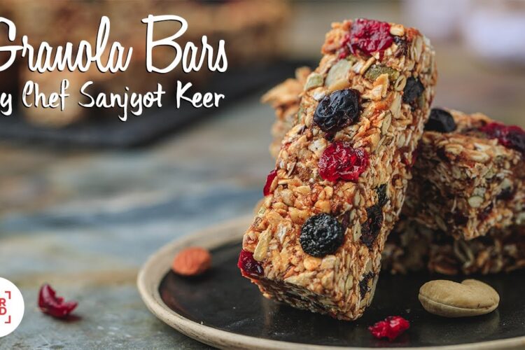 No Oven Granola Bars Recipe | ग्रेनोला बार | Chef Sanjyot Keer