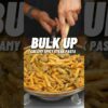 EASIEST Bulking Meal Prep! Creamy Spicy Steak Pasta!🔥🥩 OVER 1000 calories, 61g Protein #bulking