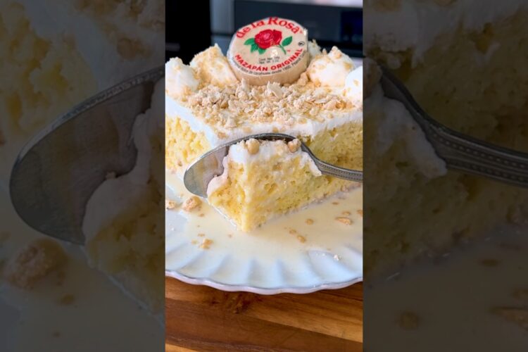 Tres Leches Mazapán Cake #shorts