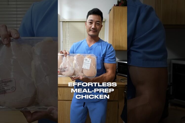 Easiest and TASTIEST meal prep chicken (with a crock pot) #mealprep #fitdad #chicken