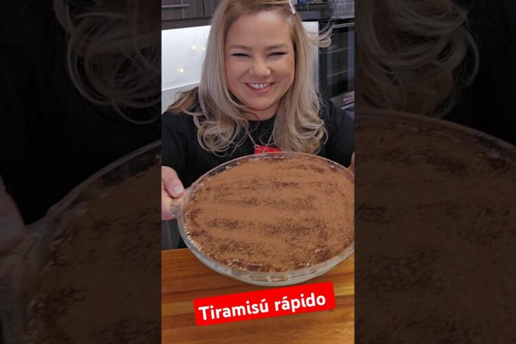 TIRAMISU EN MINUTOS ! #shorts
