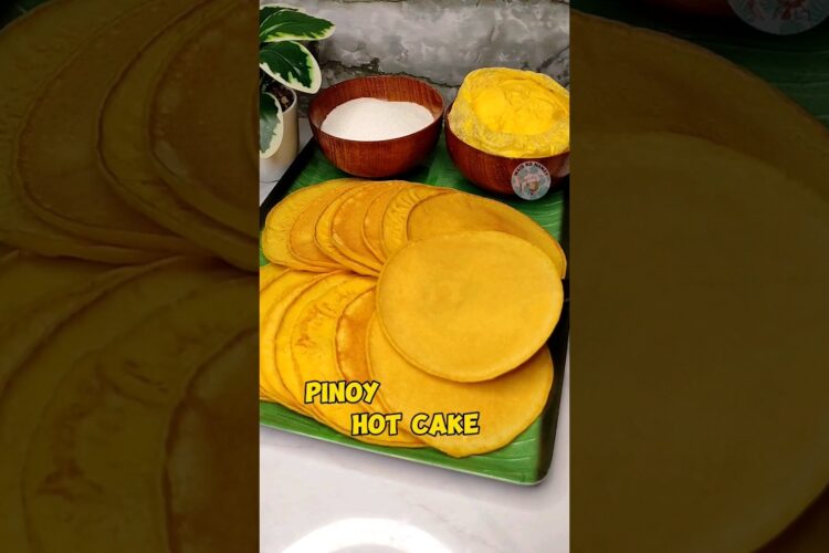 How to make Hotcake/Pancake at home! Easy Hotcake Recipe #easyrecipe #shortvideo #shorts #cooking
