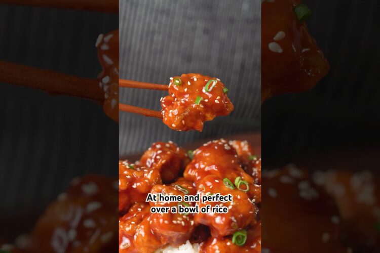 SESAME CHICKEN Just like Chinese Takeout#shorts