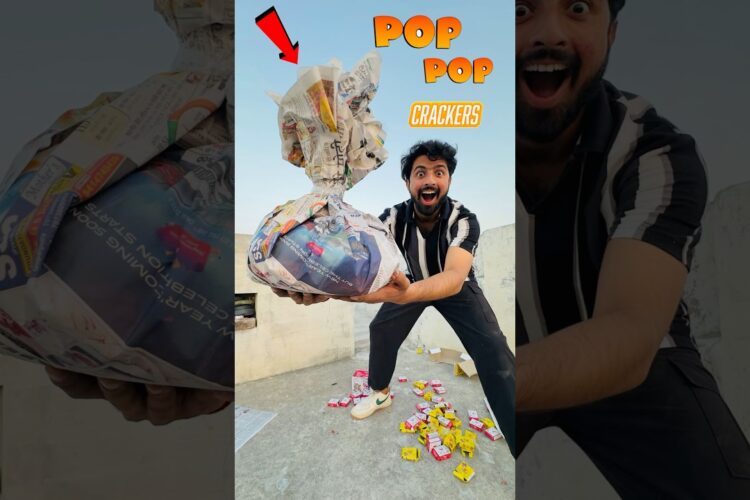 Making Big POP POP CRACKERS #shorts #experiment #diwali
