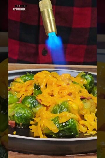 Arthur's Chedder Brussels Blessed With Bacon Bits!🤤 #shorts #arthur #thanksgiving #bacon