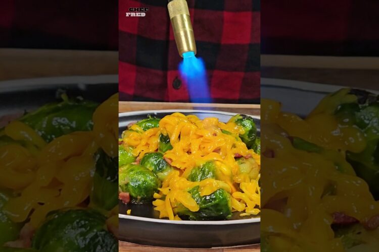 Arthur's Chedder Brussels Blessed With Bacon Bits!🤤 #shorts #arthur #thanksgiving #bacon