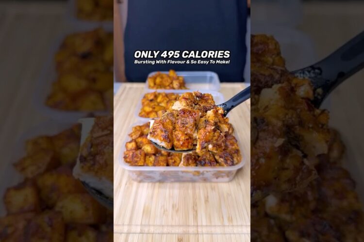 Looking For Delicious High Protein Meals? Try This Lemon Garlic Chicken & Crispy Potatoes #recipe