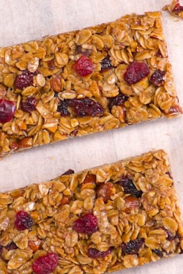 Crunchy Homemade Granola Bars
