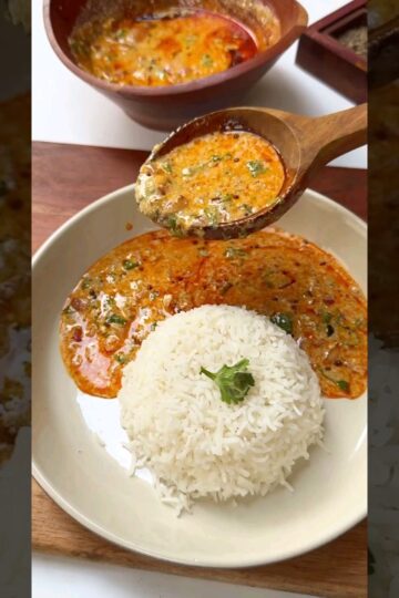 2 MINUTES DAHI CURRY 🍲🥘 #recipe #shorts