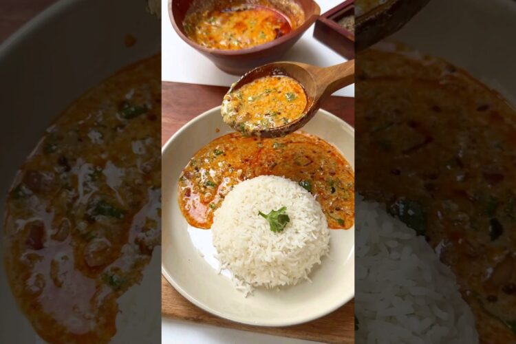 2 MINUTES DAHI CURRY 🍲🥘 #recipe #shorts