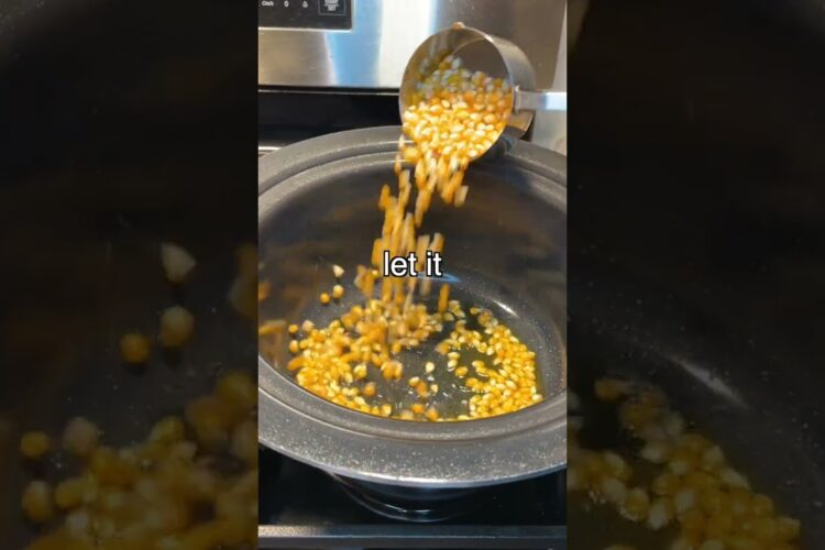 How To Make Movie Theater Popcorn