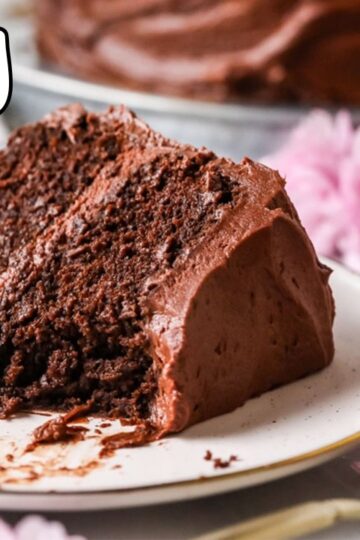 Fudgy, Silky Sourdough Chocolate Cake that's Not Too Sweet