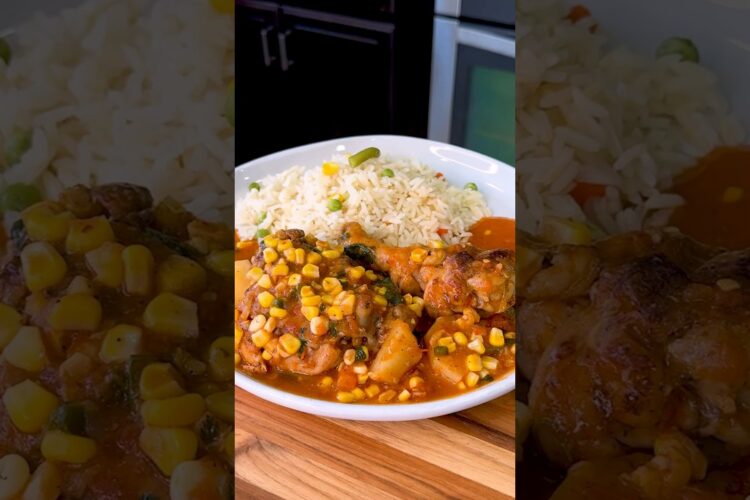 Pollo Entomatado Fast and Easy Chicken Recipe #shorts