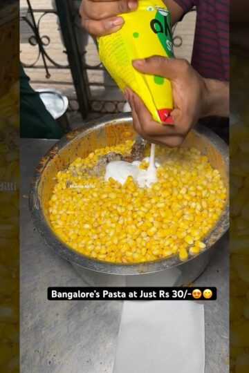 Bangalore’s Pasta at Just Rs 30/-😍😋|| Indian Street Food