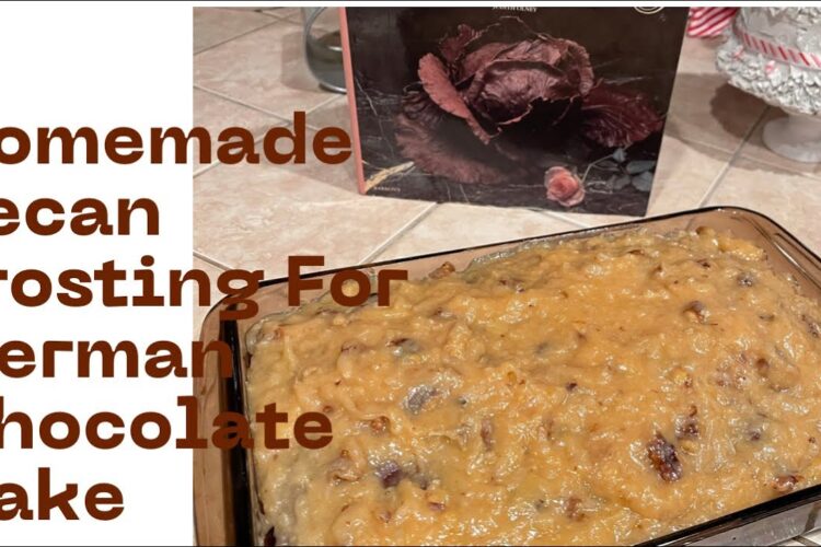 🧡🤎Homemade Pecan Frosting For German Chocolate Cake/ Easy& Fast🍁