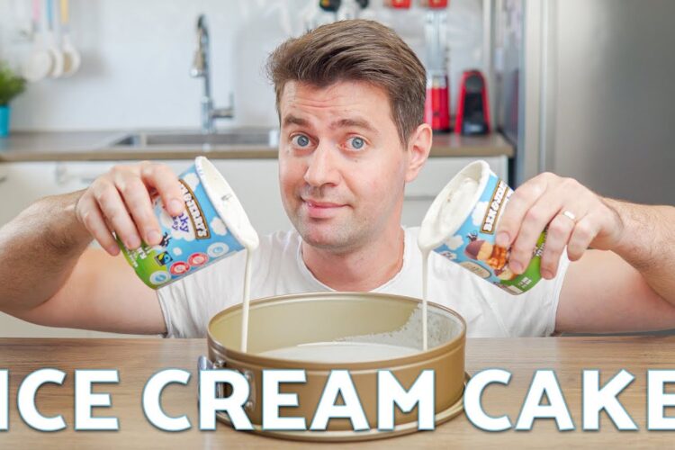 2-Ingredient Ice Cream Cake Recipe