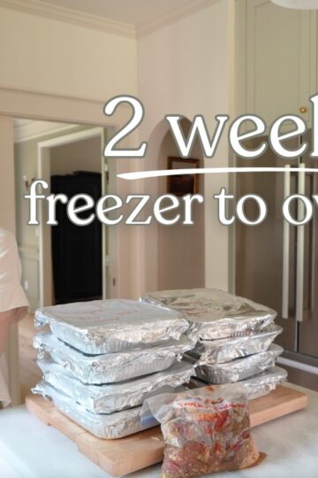 10 Freezer Meals for My Family of 6 // Before I Leave Town!