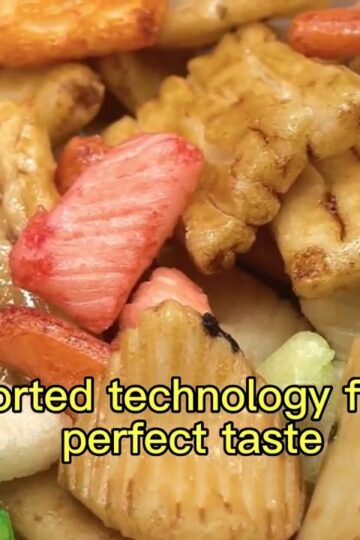 Mixed Rice Crackers Japanese Style Grain Snacks Colorful Rice Cracker