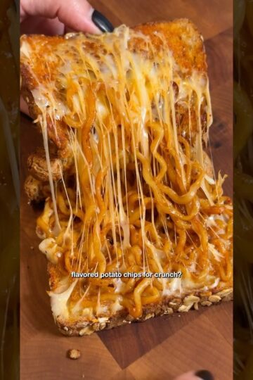 Unconventional Ramen Grilled Cheese Sandwich