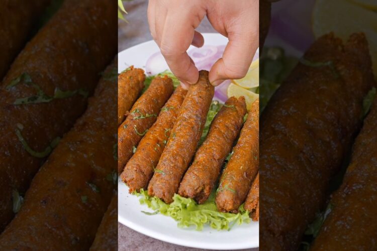 Pure Veg wale Seekh Kebab 😅😅😜😜 #bharatzkitchen #food #recipe
